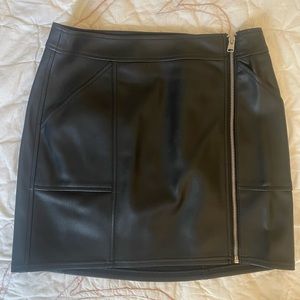 Express Faux Leather Mini Skirt Size 6